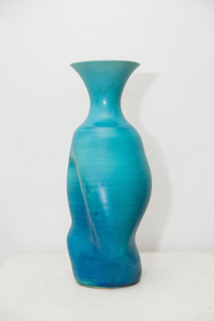 Blue Hugged Vase
